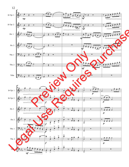 Three Pieces (Ludwig Maurer) - Brass Quintet