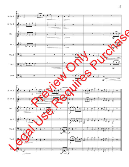 Three Pieces (Ludwig Maurer) - Brass Quintet