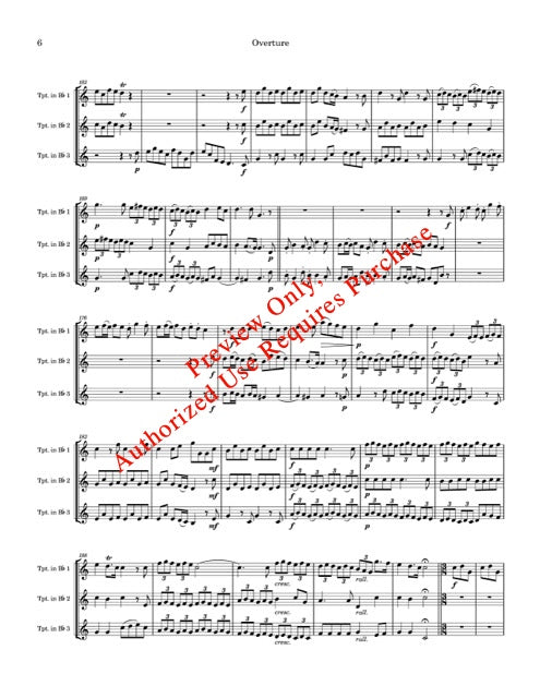 Trumpet Suite in C by Handel (for Trumpet Trio)