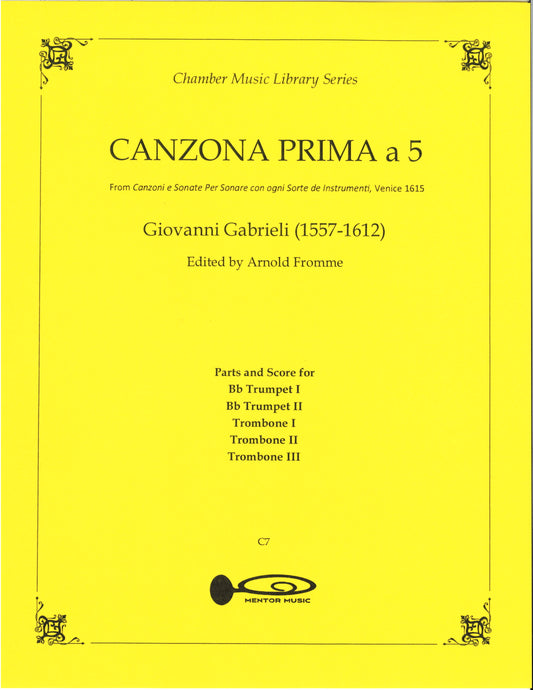 Canzona Prima a 5 for Brass Quintet