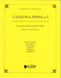 Canzona Prima a 5 for Brass Quintet