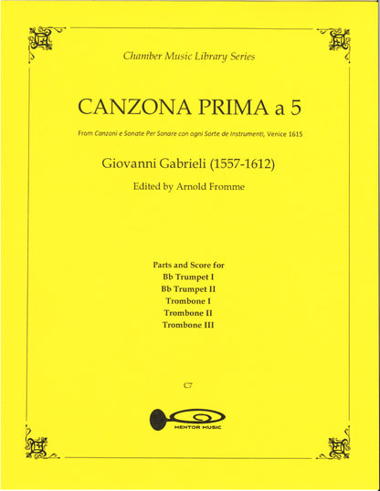 Canzona Prima a 5 for Brass Quintet