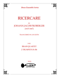 Ricercare for Brass Quartet (Froberger)