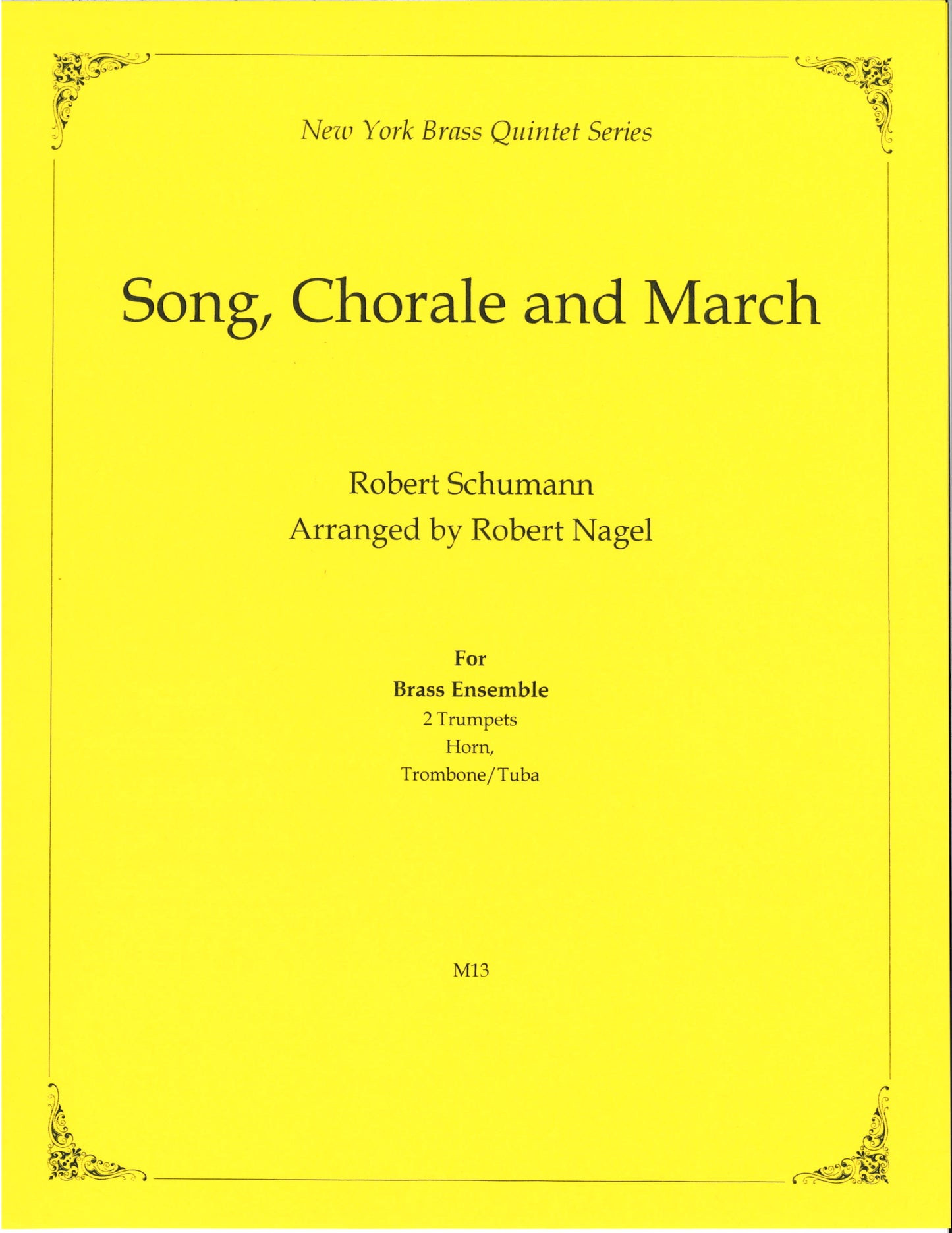 Song, Chorale and March for Brass Quintet