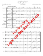 Four Songs for Brass by Ludwig Maurer