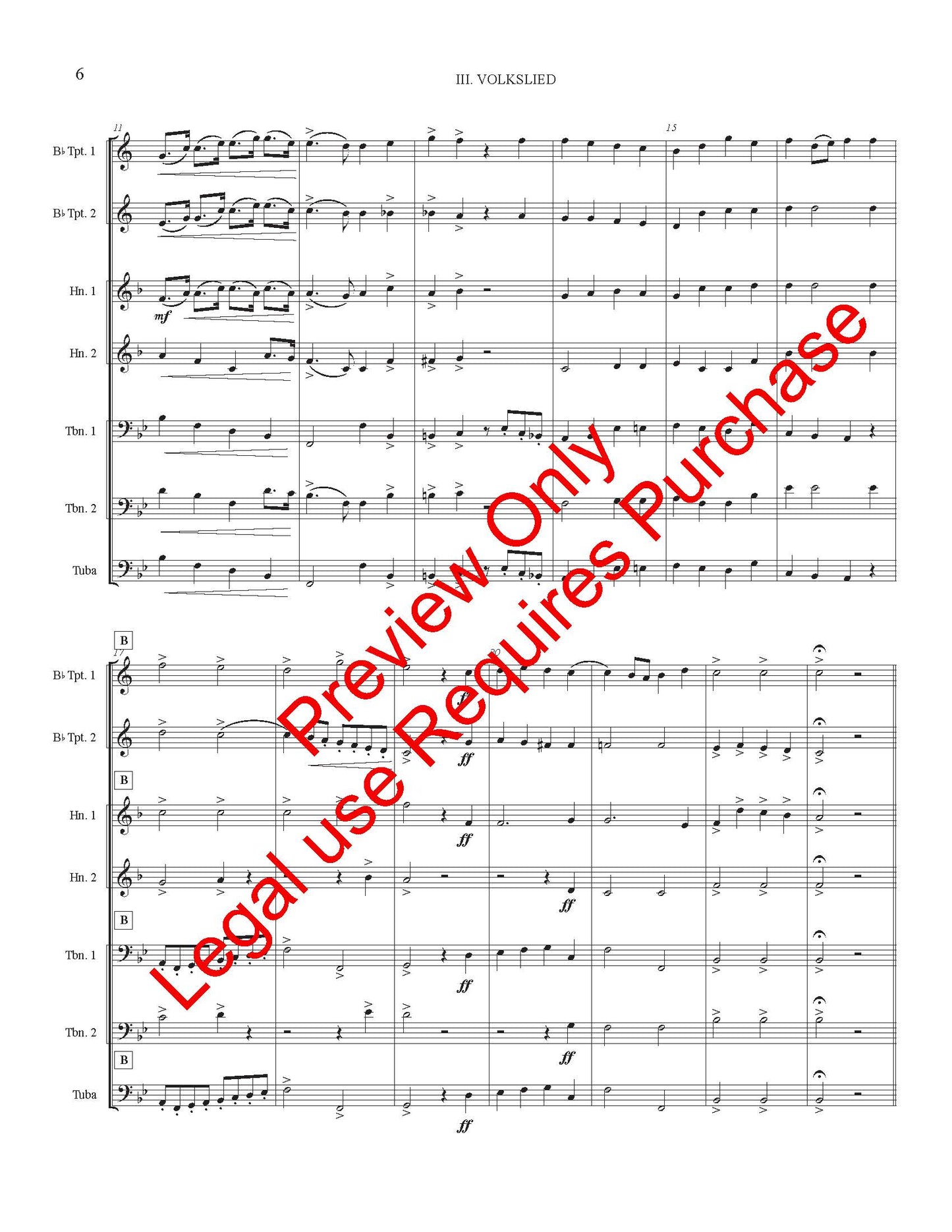 Four Songs for Brass by Ludwig Maurer