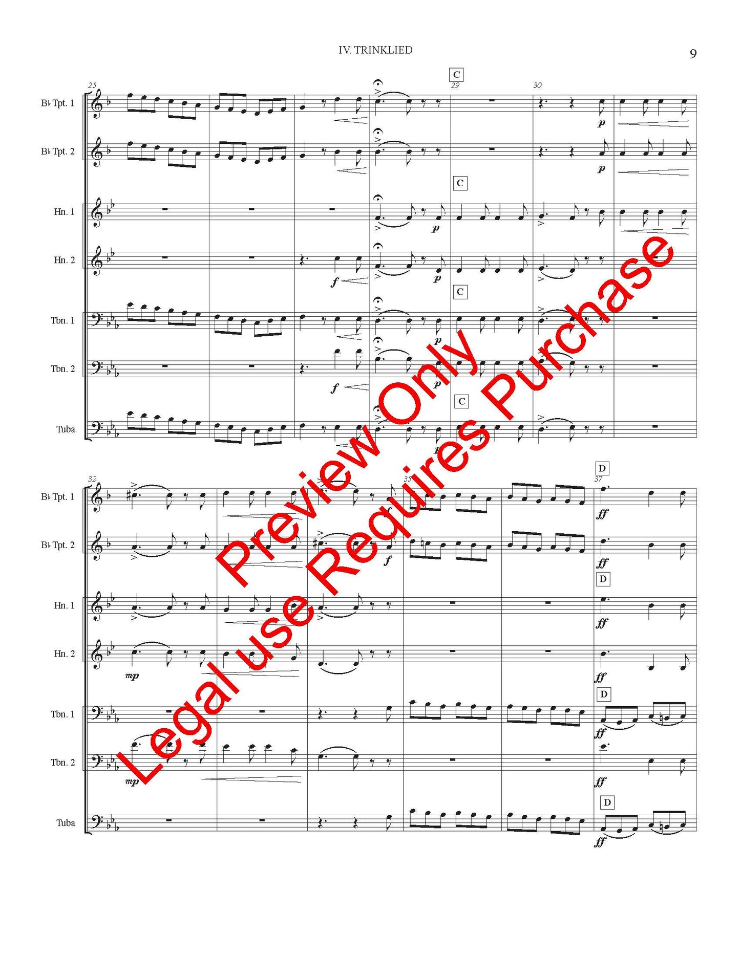 Four Songs for Brass by Ludwig Maurer
