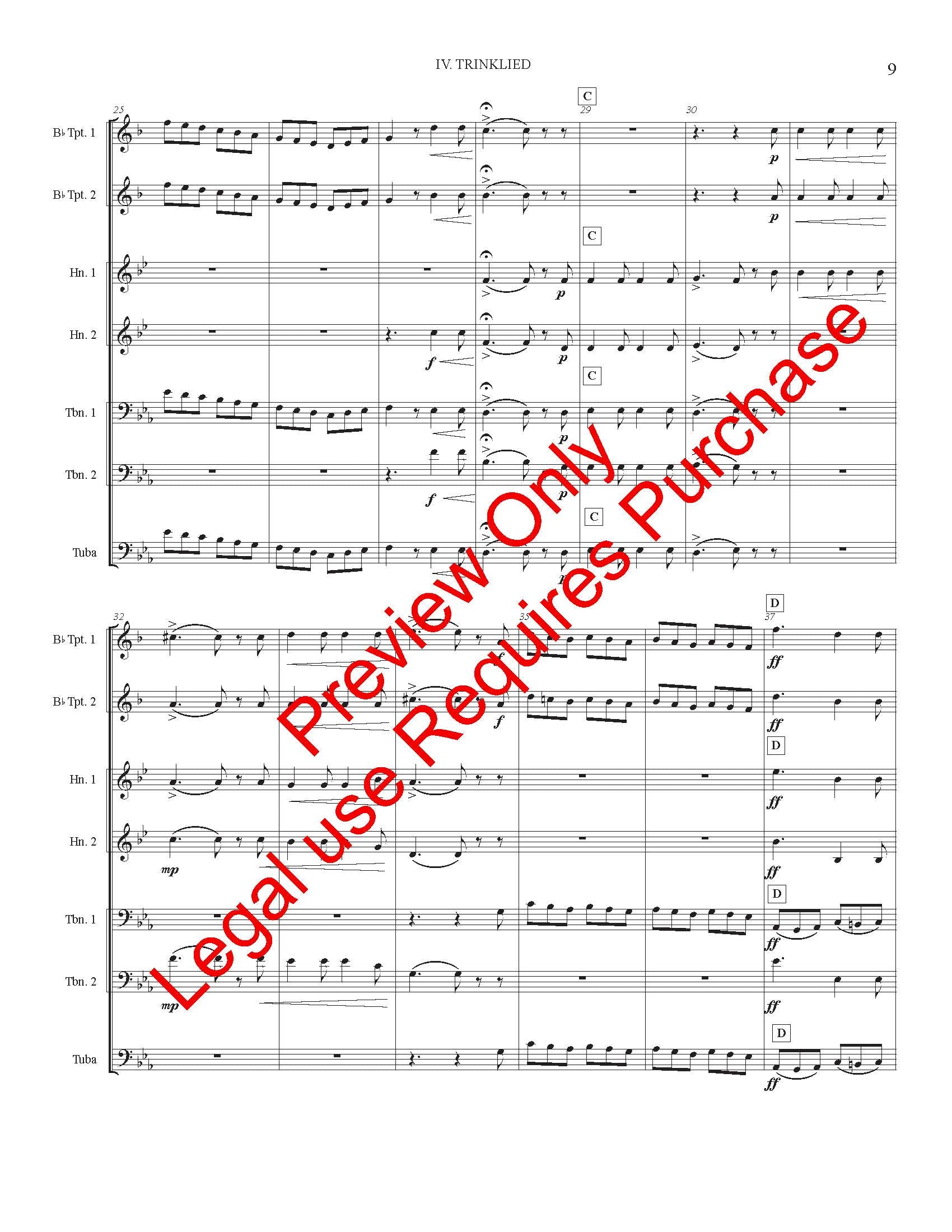 Four Songs for Brass by Ludwig Maurer