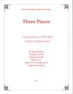 Three Pieces (Ludwig Maurer) - Brass Quintet